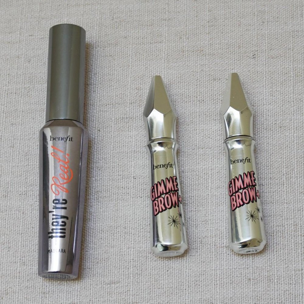 Unopened Benefit: 1 They're Real and 2 Gimme Brow